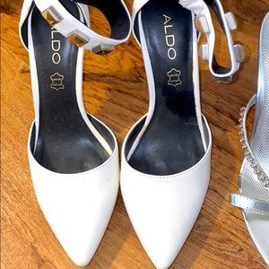 Aldo White Shoes Size 7